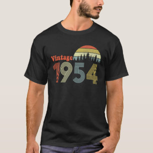 T-shirt 70 Ans Vintage 1954 Édition Limitée 70ème
