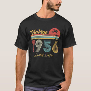 T-shirt 70 ans Vintage 1956 Limited Edition 70e