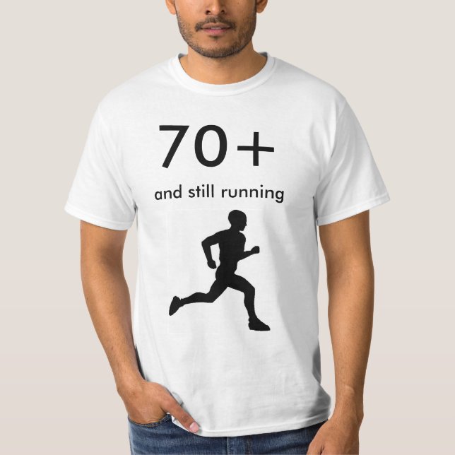 T-shirt 70+ et courant toujours (Devant)