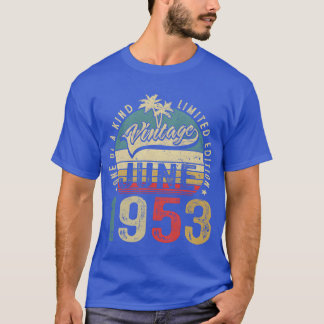 T-shirt 70 juin 1953 70 Pour fille