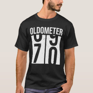 T-shirt 70 Oldometer Drôle Anniversaire Hommes Hommes Homm