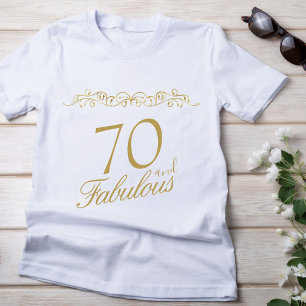 T-shirt 70 Ornement fabuleux 70e anniversaire Invité d'hon