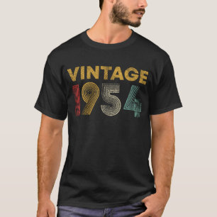 T-shirt 70e anniversaire Cadeau Vintage 1954 70 ans