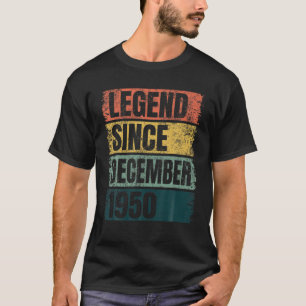 T-shirt 70E Anniversaire Cadeaux Âge 70 Ans Légende Depuis