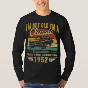 T-shirt 70e anniversaire Cadeaux pour hommes papa Retro Vi