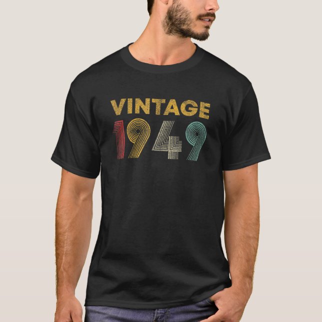 T-shirt 70e anniversaire de Birthday 70 ans Old 70th Vinta (Devant)