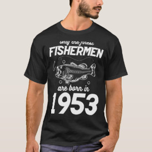 T-shirt 70e anniversaire de pêche 70 ans vieux pêcheur 195