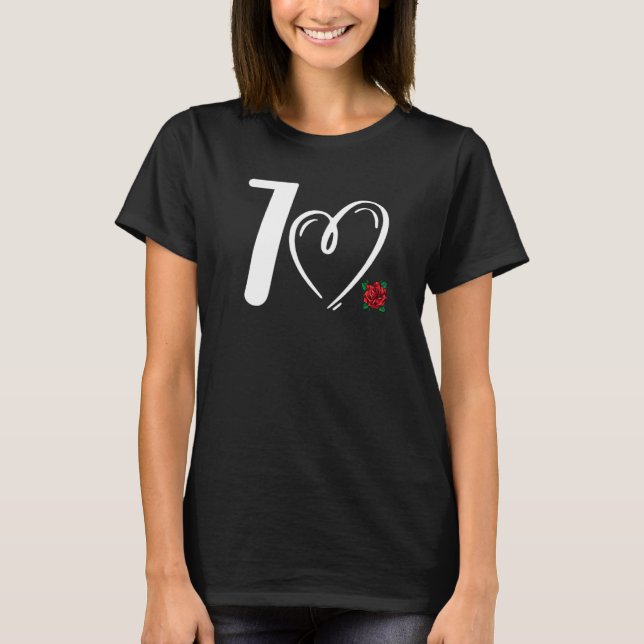T-shirt 70e anniversaire pour 70 ans femme stupéfiante dep (Devant)