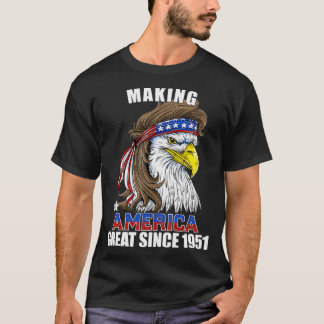 T-shirt 70e anniversaire, Rendre l'Amérique géniale depuis