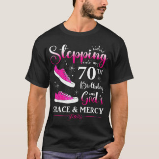 T-shirt 70e Anniversaire Soixante-dix 70 Ans Bday Fête