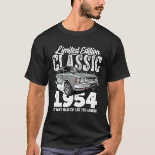 T-shirt 70e anniversaire voiture classique vintage 1954 B