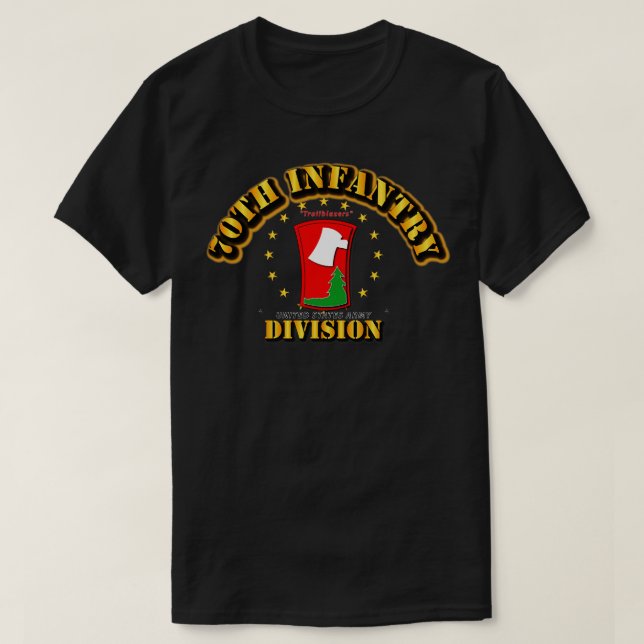 T-shirt 70e division d'infanterie (Design devant)