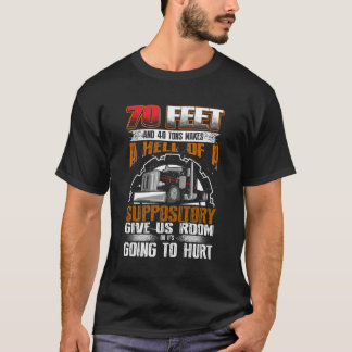 T-shirt 70Ft 40 Tons Grande Remorque De Grande Roue Truck