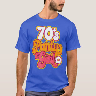 T-shirt 70s Costume Halloween Retro 70s Party Girl Disco