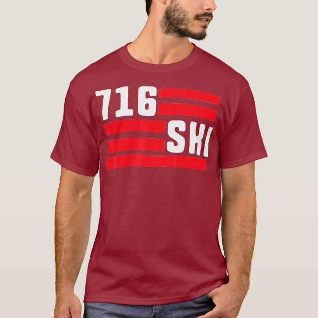 T-shirt 716SKI Polonais Aigle Dyngus Day Polska Pologne (Devant)