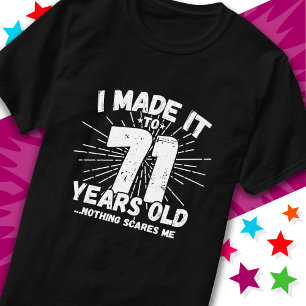 T-shirt 71 Ans Mème Sarcastique Mème Drôle 71ème Anniversa