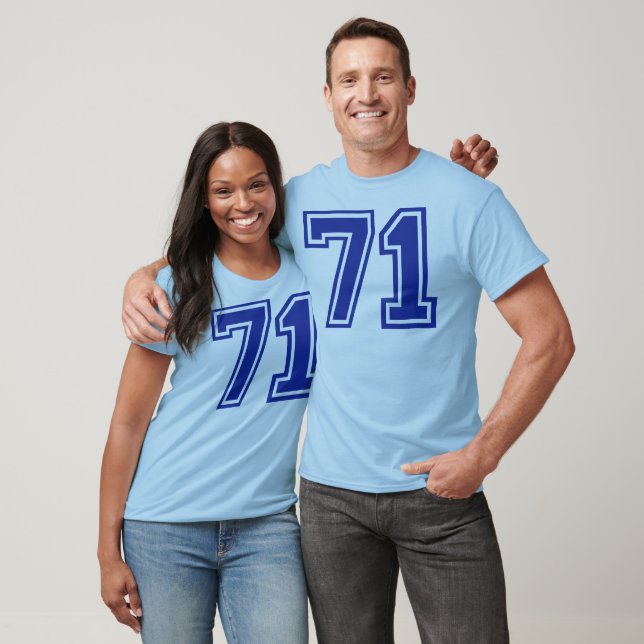 T-shirt 71 - numéro (Unisexe)