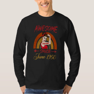T-shirt 72e anniversaire Reine stupéfiant depuis juin 1950