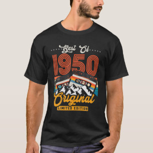 T-shirt 72E Cadeaux D'Anniversaire Vintages Depuis 1950 72