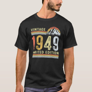 T-shirt 73 ans Vintage 1949 73e anniversaire