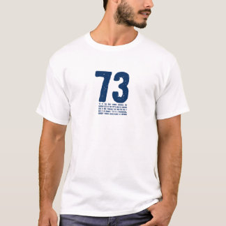 T-shirt 73 est le meilleur nombre