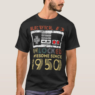 T-shirt 73E Anniversaire Chemise Femmes Hommes Nés En 1950