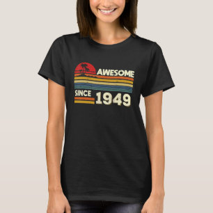 T-shirt 73e anniversaire stupéfiant depuis 1949 73 ans Bir