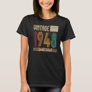 T-shirt 75e anniversaire Cadeaux Vintage édition limitée C