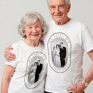 T-shirt 75e Anniversaire de Mariage Cadeau Diamant Photo P