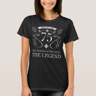 T-shirt 75e anniversaire pour les femmes