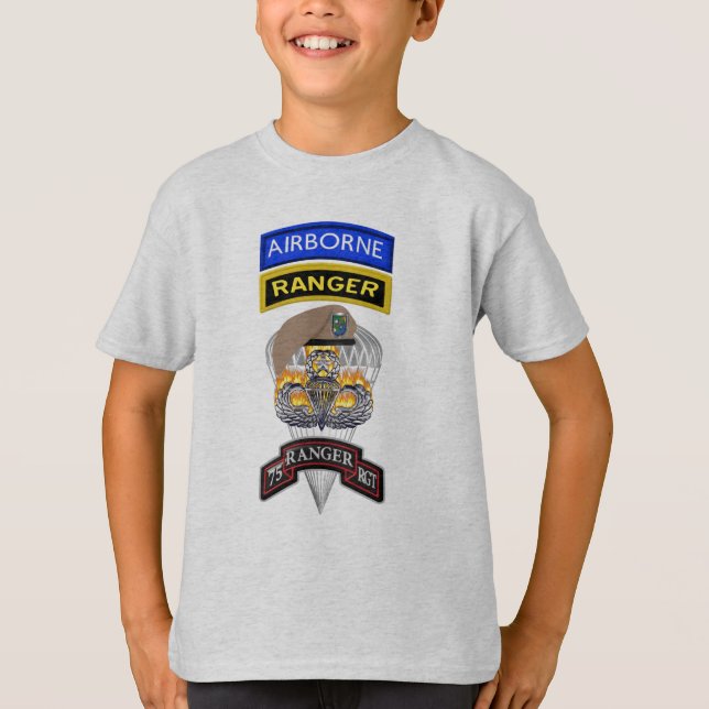 T-shirt 75e régiment de Rangers "Sua Sponte" (Devant)