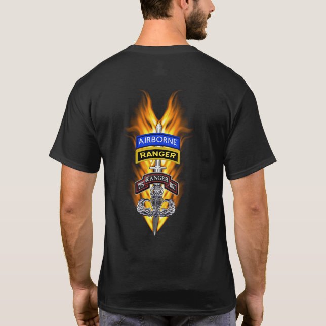 T-shirt 75th Ranger Regiment Ranger « Sua Sponte »  (Dos)