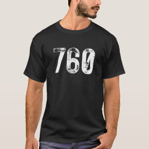 T-shirt 760 Indicatif régional Oceanside CA Mobile Telepho