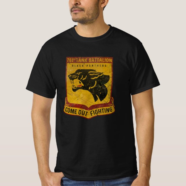 T-shirt 761e bataillon de chars V01  (Devant)