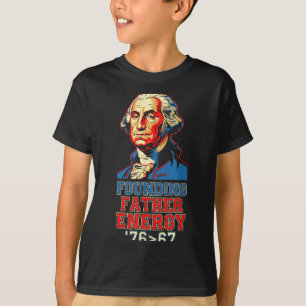 T-shirt 76 67 George Washington Père Fondateur Histoire Am