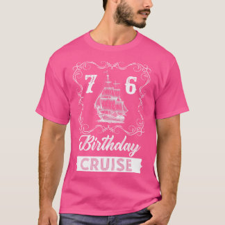 T-shirt 76e croisière d'anniversaire vintage