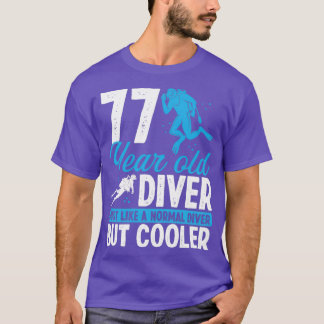 T-shirt 77 Année Plongée Plongée Plongée Snorkel 77 Annive