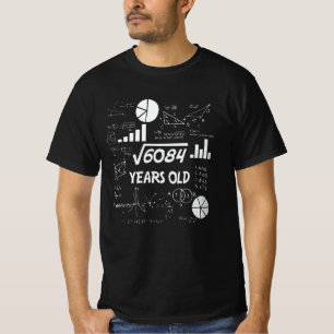 T-shirt 77 Ans Enseignant en mathématiques Anniversaires 7