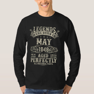 T-shirt 77e anniversaire Cadeaux pour hommes Anniversaire 
