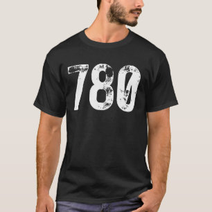 T-shirt 780 Indicatif régional Edmonton AB Zone téléphoniq