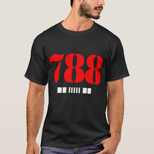 T-shirt 788 barres - HissTank.Com (Devant)