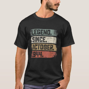T-shirt 78 ans de légende depuis octobre 1944 78e naissanc
