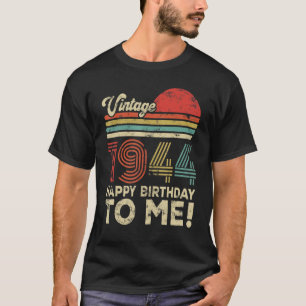 T-shirt 78 Ans Vintage 1944 Joyeux Anniversaire Pour Moi