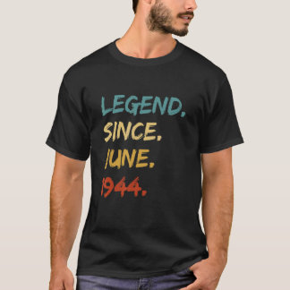 T-shirt 78 Year Old  Legend Since June 1944 78th Birthday