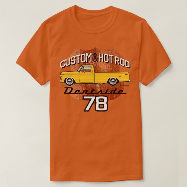 T-shirt 78Chrome Jaune (Design devant)