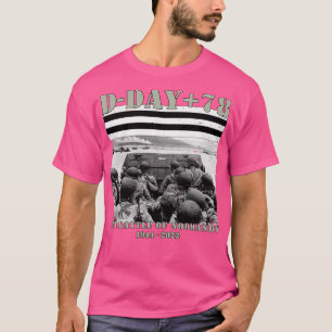 T-shirt 78e anniversaire 2ÈME GUERRE MONDIALE D Day Alliés