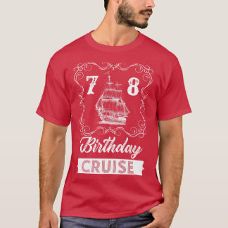 T-shirt 78e croisière d'anniversaire vintage