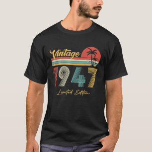 T-shirt 79 ans Vintage 1947 Limited Edition 79e