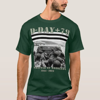 T-shirt 79e anniversaire 2ÈME GUERRE MONDIALE D Day Alliés