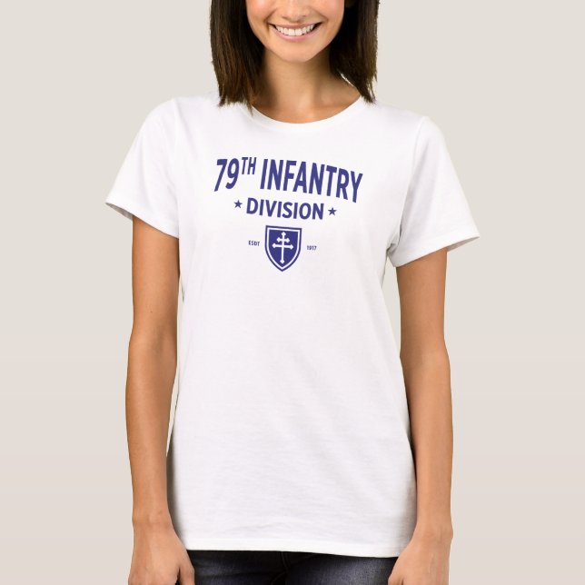 T-shirt 79e division d'infanterie - US Military Women (Devant)